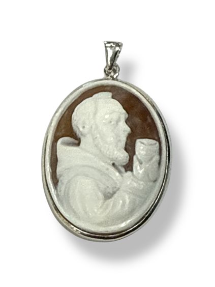Pendant Mandile 1922 Woman Cammei  in Silver Conchiglia 2MCICM208 - 2MCICM208